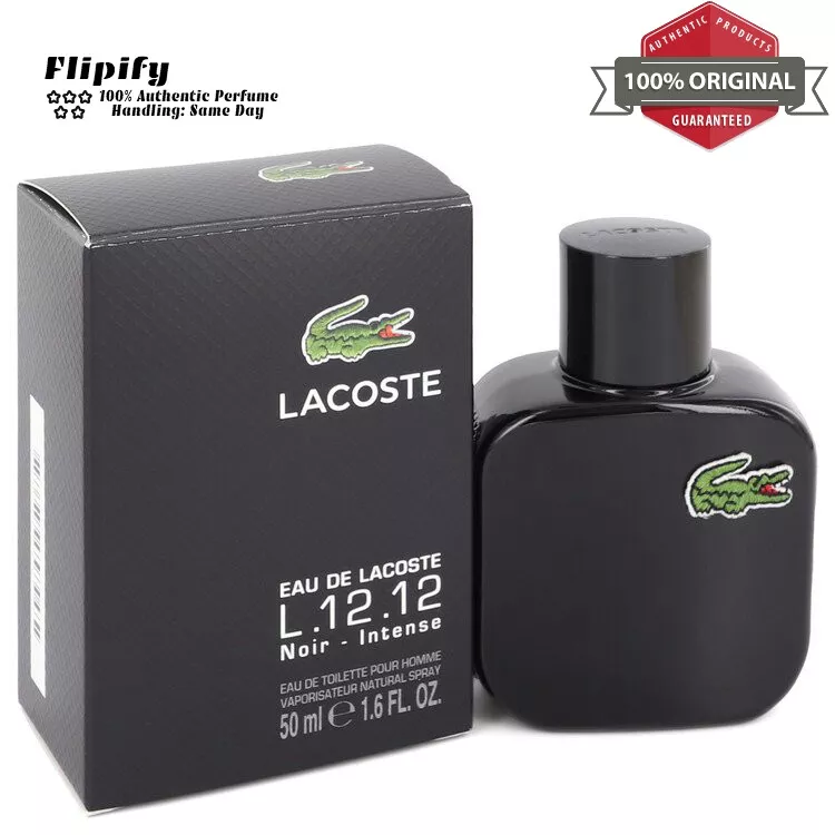 Lacoste Eau De Lacoste L.12.12 Noir Cologne .27 oz / 3.4 oz EDT Spray MEN | eBay