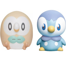 TAKARA TOMY Pokepiece Puni Kyun Mini Light Mokuro&Piplup Two figure complete set