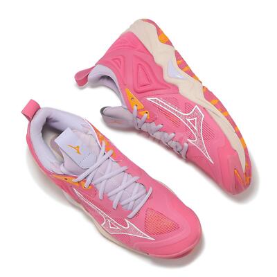 Mizuno Wave Momentum 3 Pink Purple Orange Men Volleyball Shoes