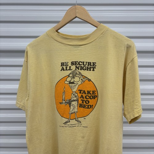Vintage 1980s “Take A Cop To Bed” Comedy T-Shirt