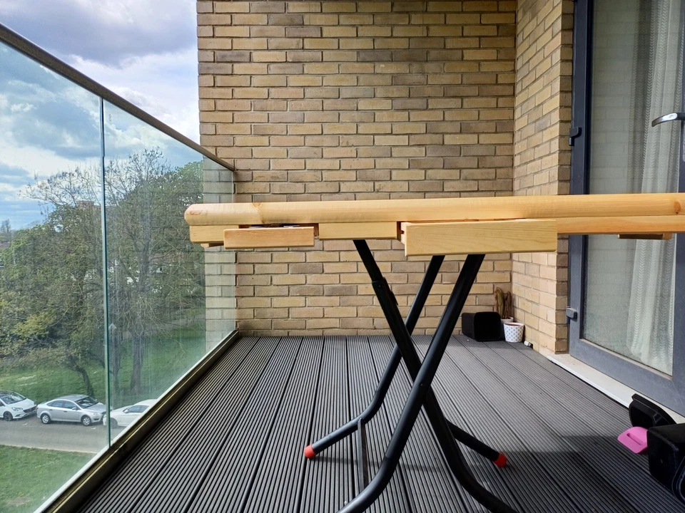 Mahjong Table Green Felt – Game Card Poker Domino Table UK 90cm Folding - Image 3 of 4