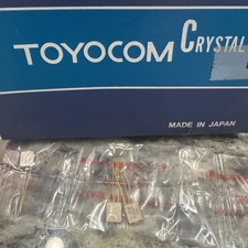 Toyocom 21J2F2 21.4 MHz IF Filter Crystals – Lot of 25 –Narrowband ±3.75 kHz NOS