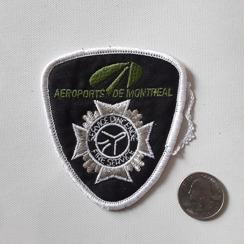 Montreal Airports Fire Department Patch SMALL Quebec, Canada