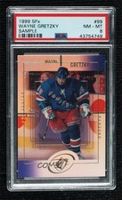 1999-00 SPx Sample Wayne Gretzky #99 PSA 8 HOF t3w