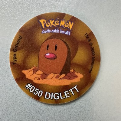 #050 Diglett Digda Pokemon Taz Tazo Chip Pog Nintendo Cheetos Lays Pokémon