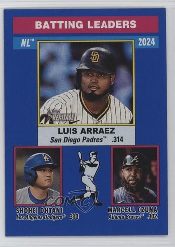 2025 Heritage League Leaders Dark Blue Border Shohei Ohtani Luis Arraez #191 o7m