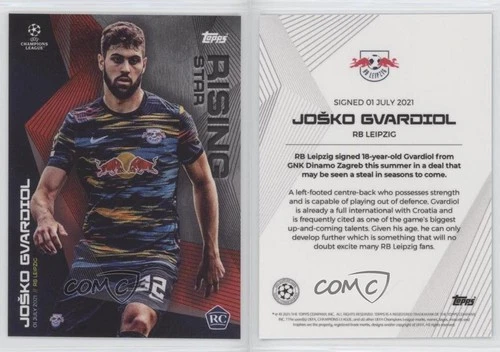 2021-22 Topps UCL Summer Signings On Demand Rising Star Josko Gvardiol Rookie RC