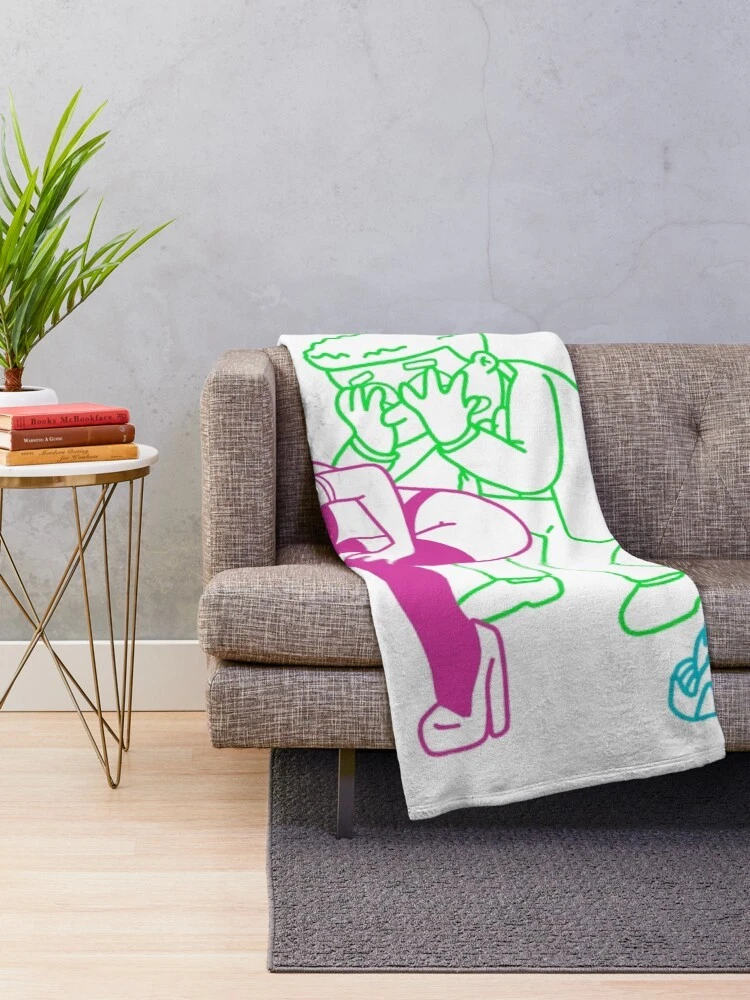 The Simpsons Smithers Graphic Cartoon Cozy Fleece Blanket