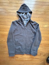 Boys Dark Gray Tek Gear Full Zip Hoodie, Size Large