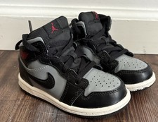 Jordan Air Jordan 1 Mid TD Toddler Sneaker 7C Gray /Black/White 640735-069