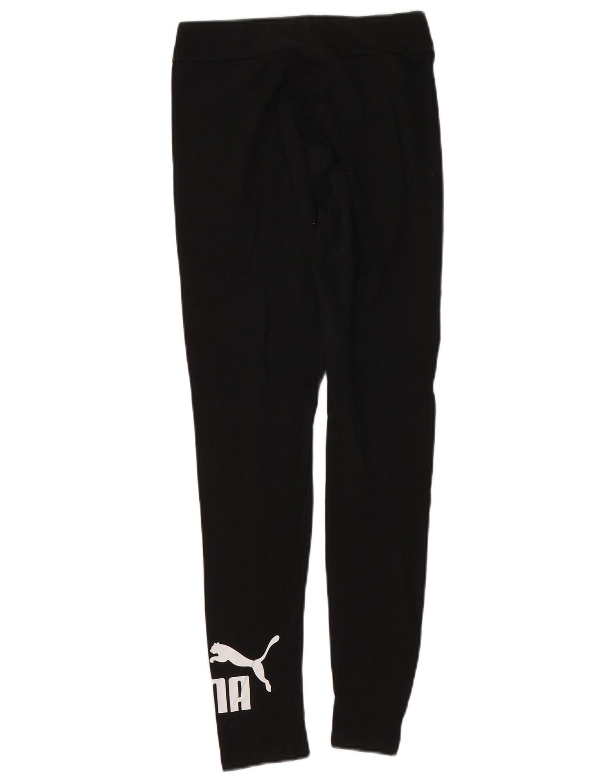 Puma Womens Graphic Leggings UK 10 Small Black Sports CD17 image 2