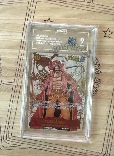 Gol D. Roger OP09-118  Alt Art SEC ONE PIECE TCG ENGLISH - TAG 9 946 PT