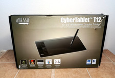 Adesso Cybertablet T12 Graphics PC Drawing Tablet for Art Drawing NIOB