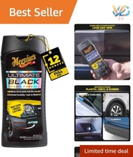 12 Oz Ultimate Black Plastic Restorer - Fast-Drying, Non-Greasy Formula for Trim