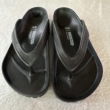 Birkenstock Honolulu Black EVA Flip Flops Sandals Men 7 W 9 Size 40 260