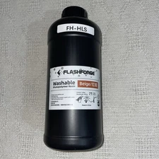 Photopolymer Water Washable ABS-Like 3D Printer UV Resin for LCD 1000g Beige