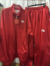 NWT Nike Mens Red Tracksuit Set 3XL Jacket And Pants