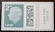 GB 2025 V5002 M25L 2ND CLASS LARGE DEFINITIVE PB (L)-Ls DATA MATRIX 25/04/25 MNH