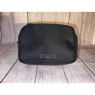 GIVENCHY Parfums Black Small Makeup Cosmetics Bag Brand NEW