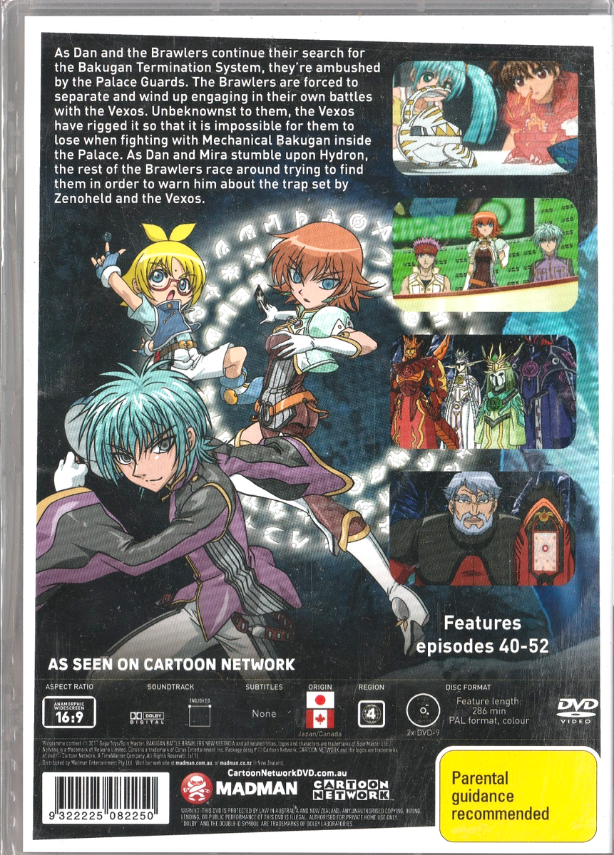 Bakugan - New Vestoria : Collection 4 (DVD, 2009, 2-Disc Set