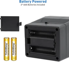 35mm Slide Film Viewer 2X Magnification LED Lighted Desktop Viewer