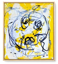 STEVEBARTZ ORIGINAL ART "MISS YOU" 14X17 GALLERY THICK PAPER FINE ART HOME