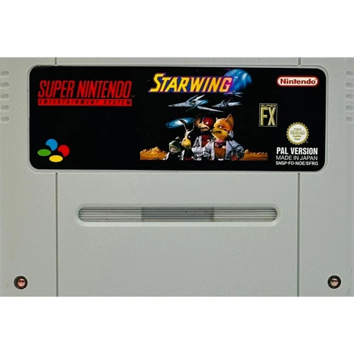 ''STARWING'' SNES SUPER NINTENDO GAME PAL 1993 USED
