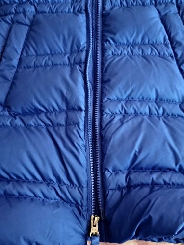 Marmot Girls Large Insulated Puffer Jacket Full Zip Hood Blue or S Small Women's image 3