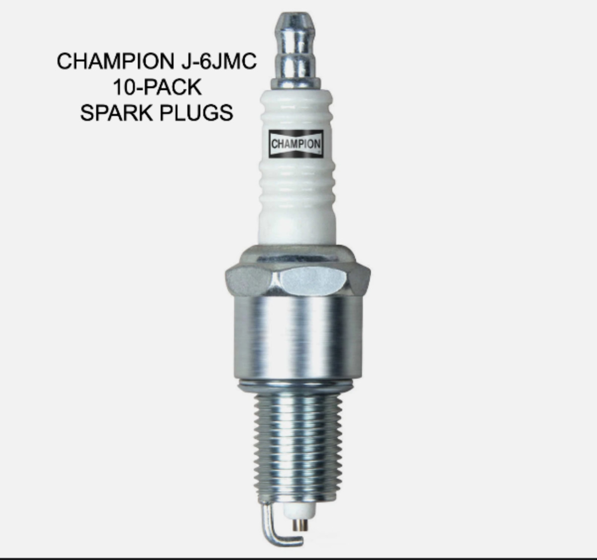 10x Champion Spark Plugs J-6j MC 10-PACK NOS OEM Champion J6 plugs