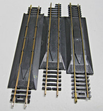 Lot of 3 HO Scale Atlas 9" Rerailers No. 44 Track Brass