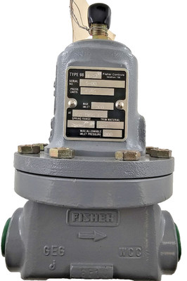 Fisher Type 98H-50 Pneumatic Air Back Pressure Regulator Relief Valve 70-140PSI