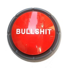 The Bullshit Button BS Button Desktop Sound Toy