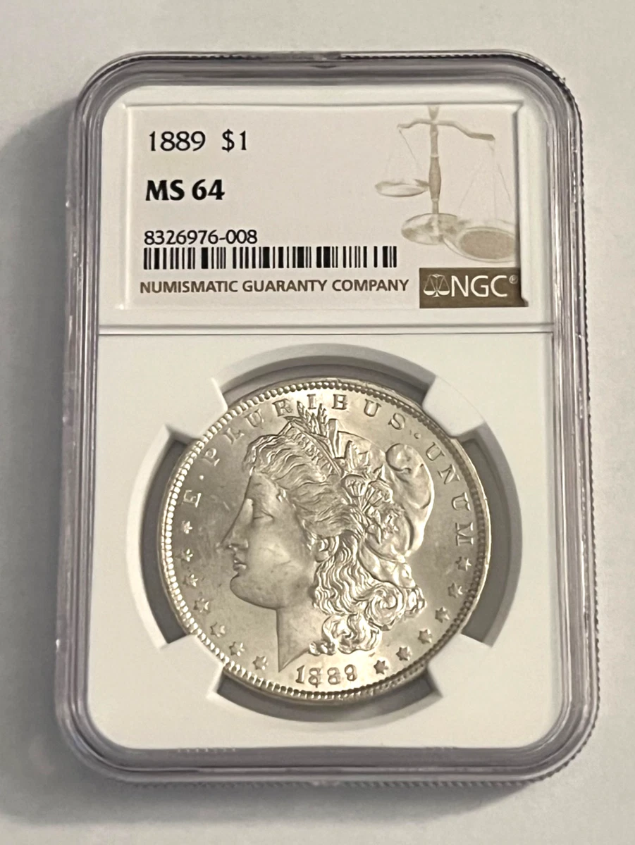 1889年 モルガンダラー MS 64 MS 64 Graded 1889 Year Morgan US Dollars (1878-1921) for sale | eBay
