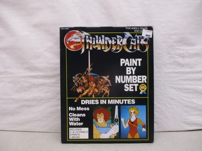 1984 Thundercats Paint by Number Set