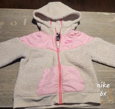 Girls Size 6 6 X Sherpa Nike Jacket