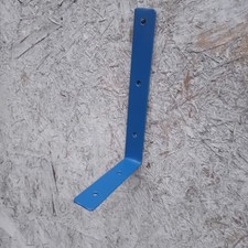 6x STRONG STURDY 8" x 5" x 30mm RIGHT ANGLE BRACKET JOIST PILLAR SUPPORT- BLUE.