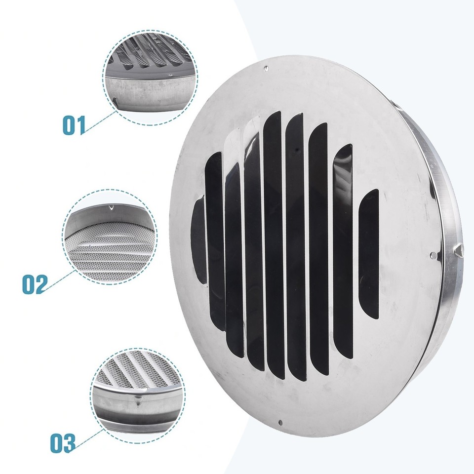 Inlet Patterns for versatile Stainless Steel Vent Grille for Residential Commercial ...