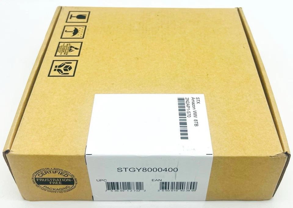 Seagate Desktop 8TB Expansion External Hard Drive - Black (STGY8000400) - Image 2 of 4