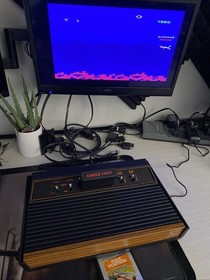 Reconditioned Atari 2600 4 Switch Console w/ Component RCA Mod & 2 Games