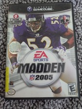 EA Sports Madden 2005 for Nintendo GameCube Disc Case with Box Art,  Manual