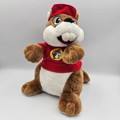 Buc-ee s Beaver Plush Mascot Stuffed Animal Red Shirt Hat 2023
