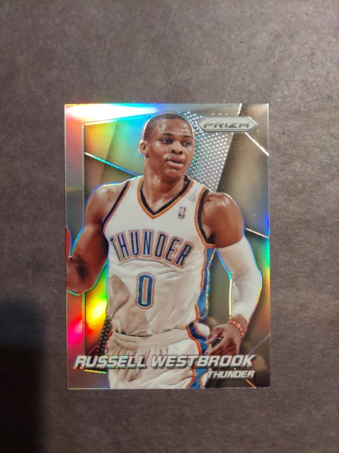 2014-15 Prizm Russell Westbrook Silver Prizm Oklahoma City Thunder