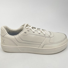Flux Footwear Adapt Leather Trainer White Mens Size 11 Athletic Shoes Sneakers