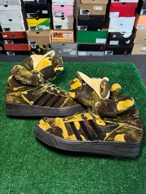Size 10 - Adidas Jeremy Scott Camo Bear for sale online | eBay