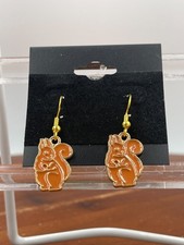 squirrel earrings- B61