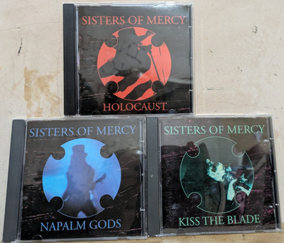 Sisters of Mercy Napalm Gods Kiss The Blade Holocaust CD Live 83/84/85 KTS Italy
