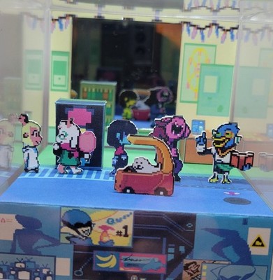 Deltarune: Cyber World! Handmade Papercraft Diorama 2.5D Fan Art