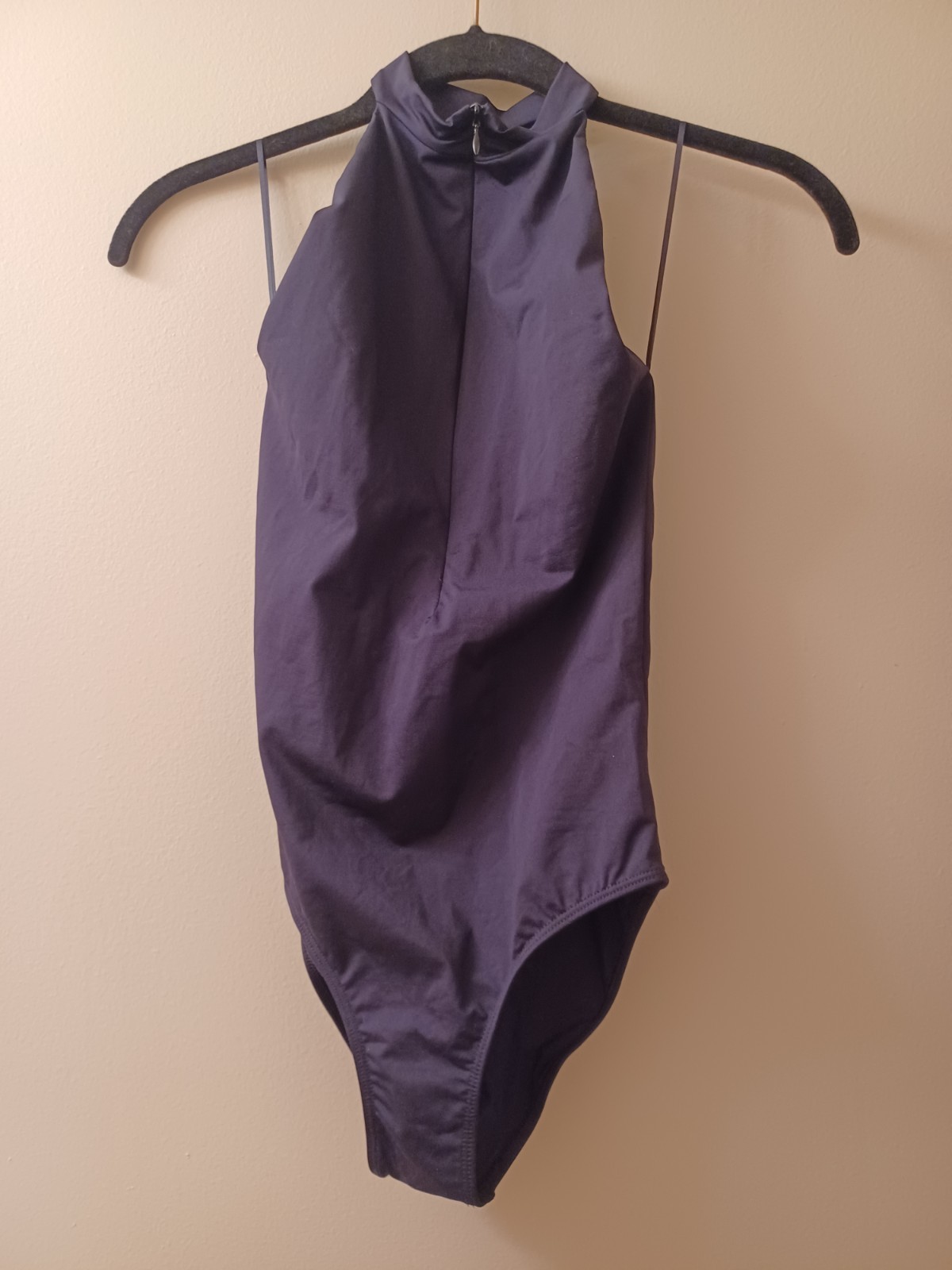 New Ballet Rosa Black Halter Leotard