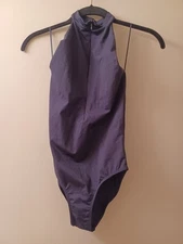 New Ballet Rosa Black Halter Leotard