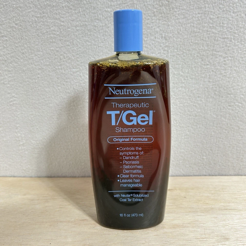 Xampu terapêutico Neutrogena T/Gel 16 oz 473ml – alívio do couro cabeludo escamoso coceira Grande - Imagem 3 de 3